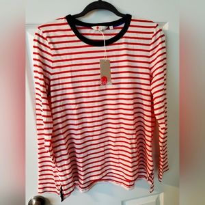 Boden Women's long sleeve Breton striped tee
